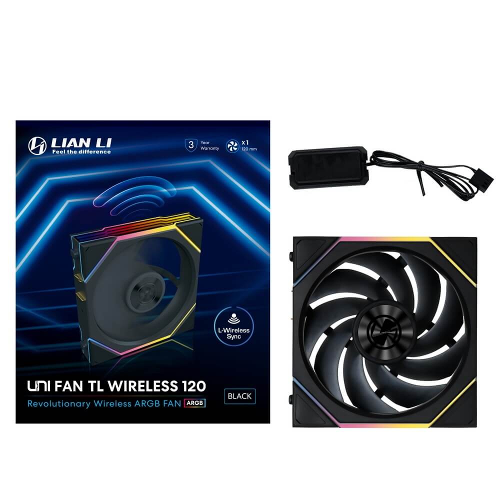 Lian Li UNI FAN TL Wireless 120 Black Single Pack | パソコン