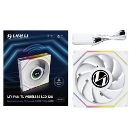 UNI FAN TL Wireless LCD 120 White Single Pack