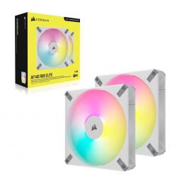 iCUE AF140 RGB ELITE WHITE Dual Fan Kit CO-9050160-WW