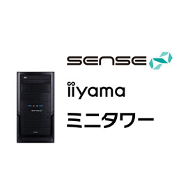  第13世代インテル Core i7とGeForce RTX 3060搭載ミニタワークリエイターパソコン / iiyama SENSE-M07A-137F-RBX [Windows 10 Home]