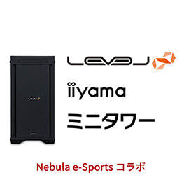 ＜パソコン工房＞【Nebula e-Sportsコラボ】第13世代インテル Core i5とGeForce RTX 3060搭載ミニタワーゲーミングPC / iiyama LEVEL-M77M-134-RBX-Nebula e-Sports [Windows 11 Home]