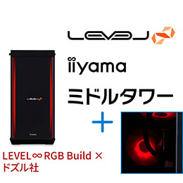 ＜パソコン工房＞【ドズル社コラボ】AMD Ryzen 9とGeForce RTX 4090搭載ミドルタワーゲーミングPC / iiyama LEVEL-R7X7-LCR79Z-XL1X-DOZLE [RGB Build]画像