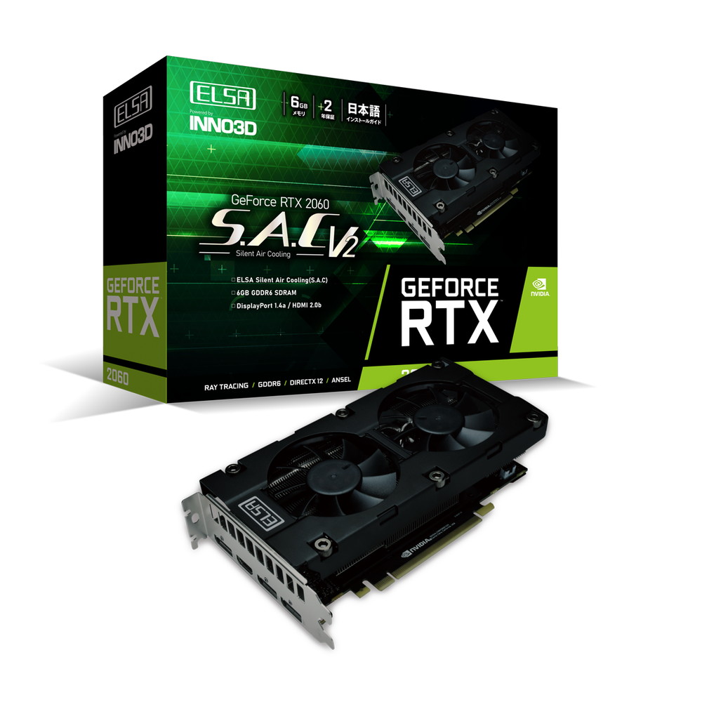 ELSA GeForce RTX3060 12GB