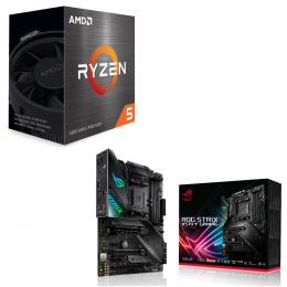 ＜Dell デル＞ AMD Ryzen 5 5600X BOX + ASUS ROG STRIX X570-F GAMING セット パーツセット画像