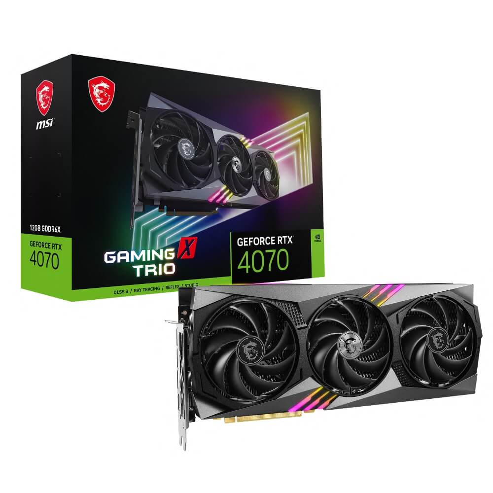 【7/8 11:00販売開始】 MSI グラボ GeForce RTX 4070 GAMING X TRIO 12G 【94,980円】 送料無料 期間限定特価セール！