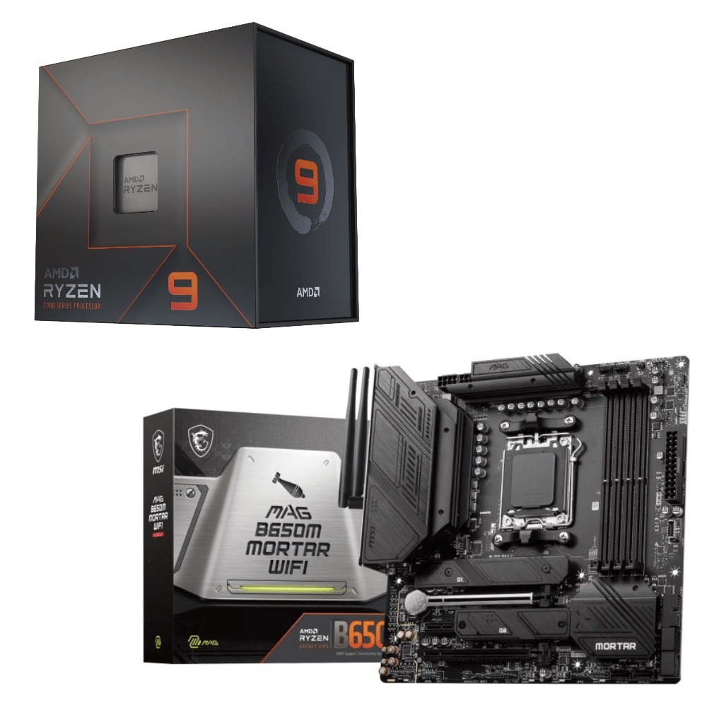 セット商品 AMD Ryzen 9 7950X BOX + MSI MAG B650M MORTAR WIFI ...