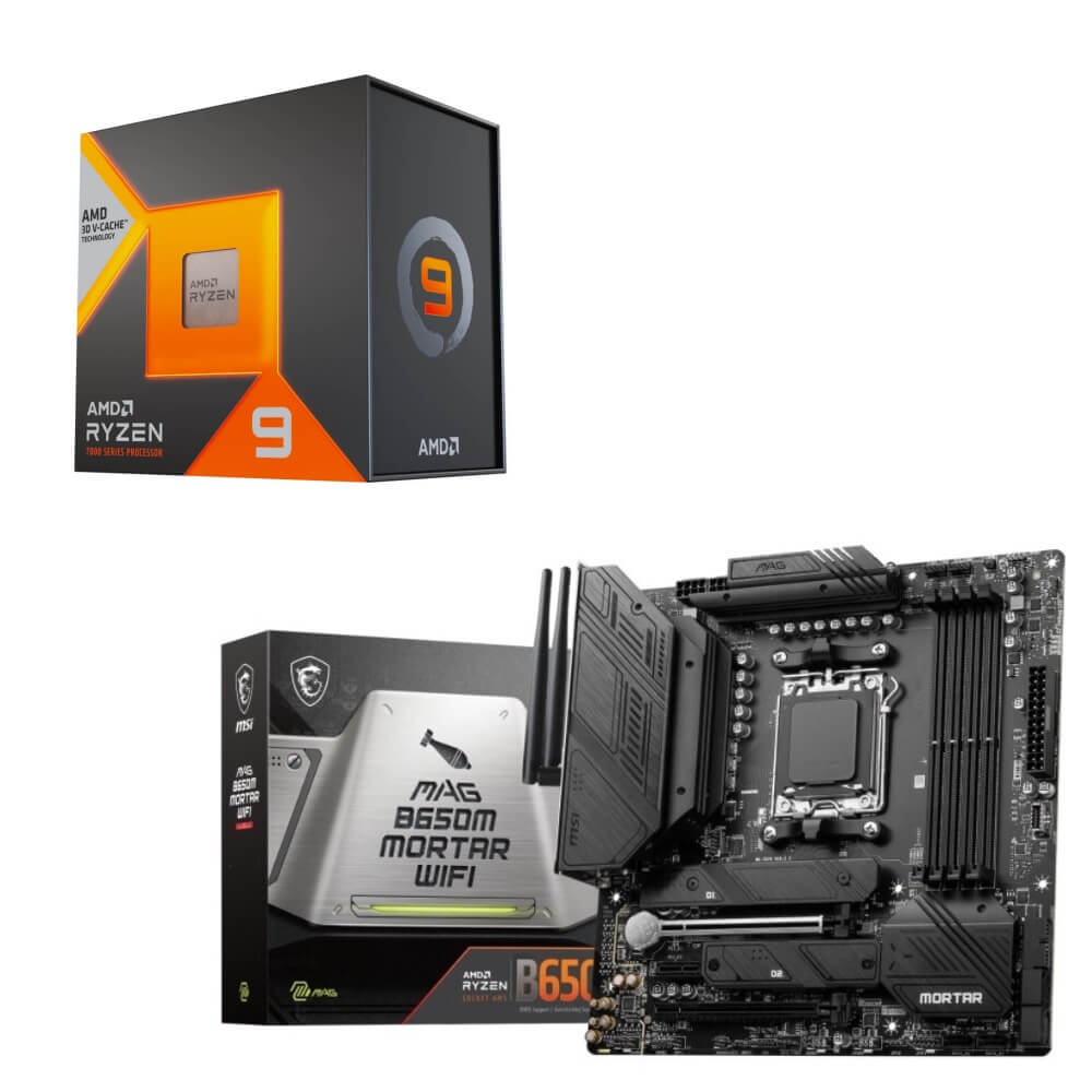 セット商品 AMD Ryzen 9 7950X3D BOX + MSI MAG B650M MORTAR WIFI ...