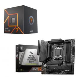 セット商品 AMD Ryzen 7 7800X3D BOX + MSI MAG B650M MORTAR WIFI ...