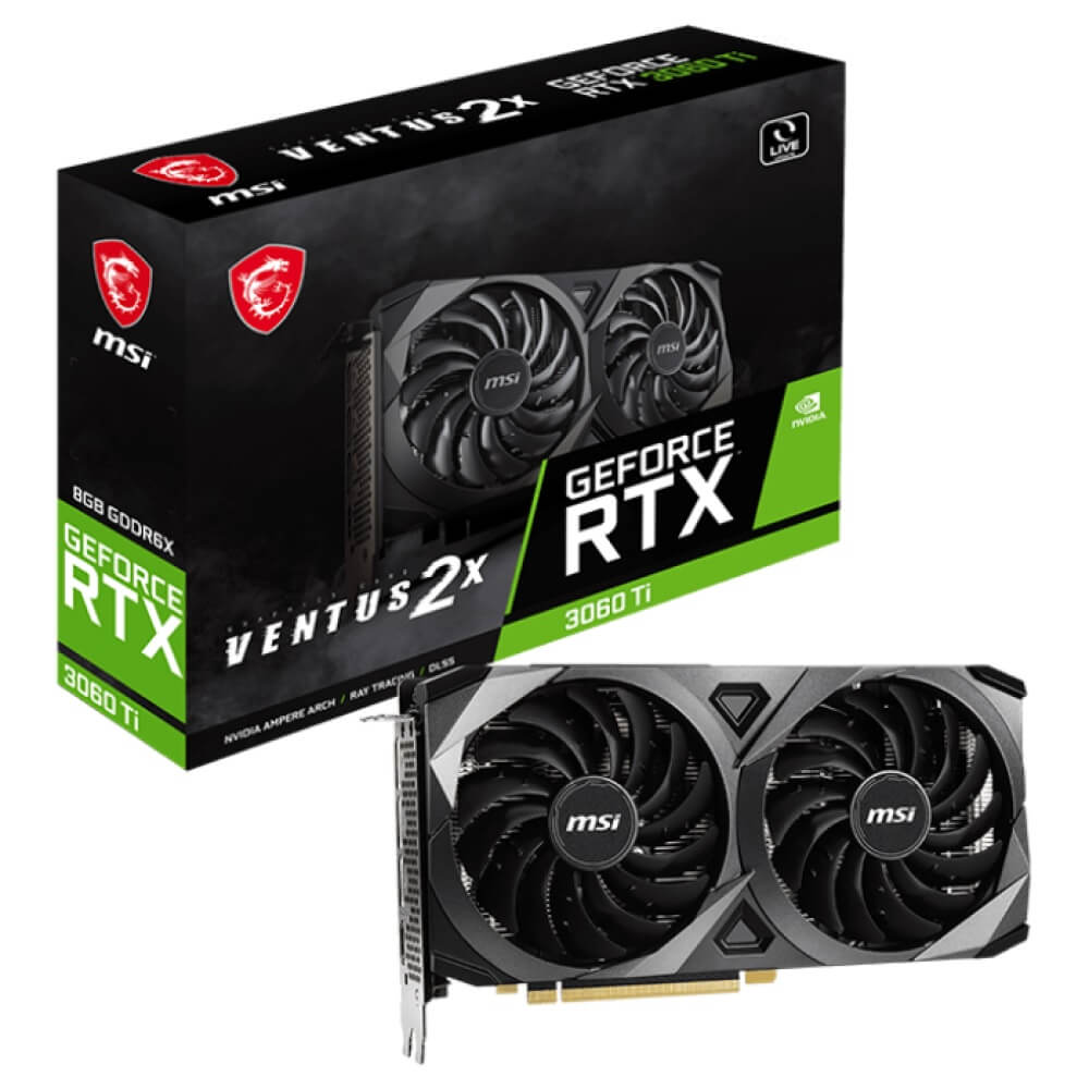 【5/26迄】MSI GeForce RTX 3060 Ti VENTUS 2X 8GD6X 【53,980円】 送料無料 期間限定特価セール！