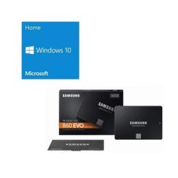 Windows 10 Home 64Bit DSP + SAMSUNG 860 EVO MZ-76E500B/IT バンドルセット(セット商品)激安通販しか勝たん