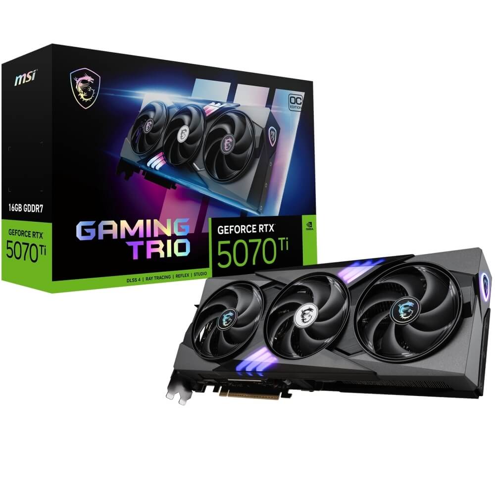 MSI GeForce RTX 5070 Ti 16G GAMING TRIO OC | パソコン工房 MSI GeForce RTX 5070 Ti 16G GAMING TRIO OC | パソコン工房