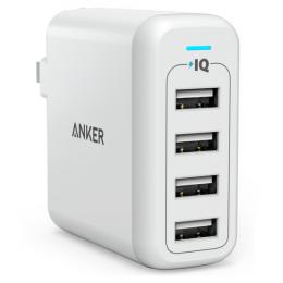 PowerPort 4 40W 4ポート USB急速充電器 ホワイト [A2142N22] Anker　BTO パソコン　格安通販