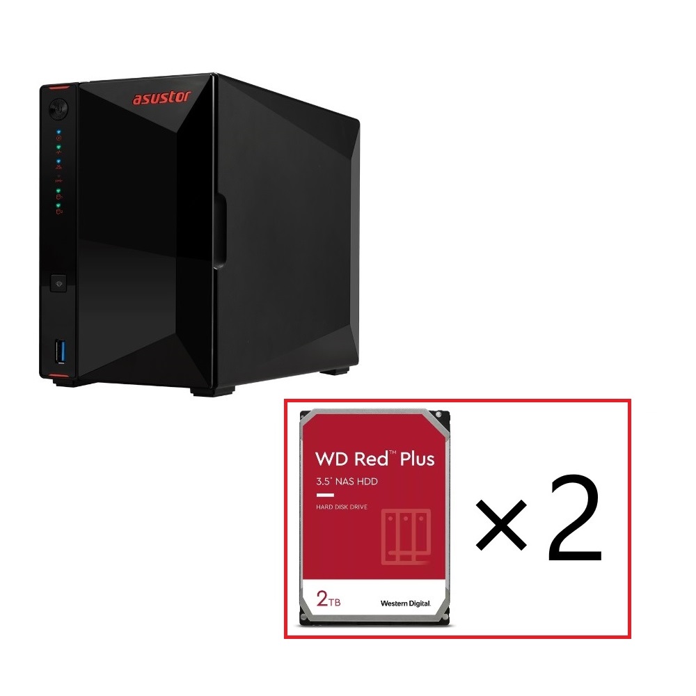 セット商品 Asustor Nimbustor 2 As5202t 3 5インチhdd 2tb 2台 セット パソコン工房 公式通販