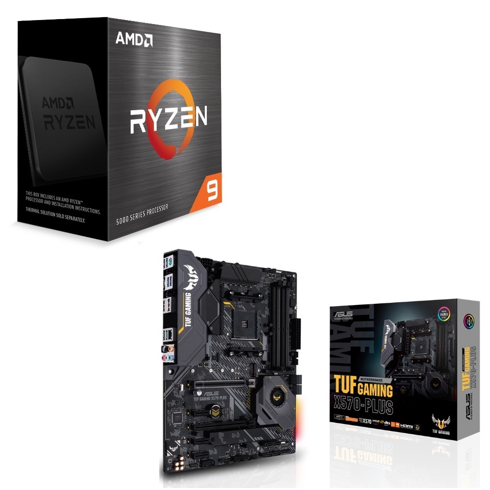 セット商品 AMD Ryzen 9 5950X BOX + ASUS TUF GAMING X570-PLUS 