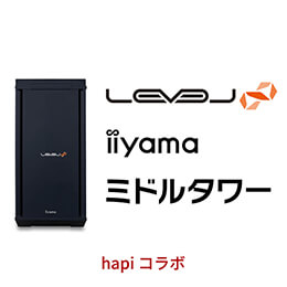 ＜パソコン工房＞【hapiコラボ】第13世代インテル Core i9とGeForce RTX 4080搭載ミドルタワーゲーミングPC / iiyama LEVEL-R779-LC139KF-VLX-hapi [Windows 11 Home]画像