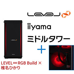 ＜パソコン工房＞【椎名ひかりコラボ】第13世代インテル Core i7とGeForce RTX 4070搭載ミドルタワーゲーミングPC / iiyama LEVEL-R77A-LC137-TLX-Pika [RGB Build]