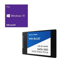 Windows 10 Pro 64Bit DSP + Western Digital WDS400T2B0A バンドルセット