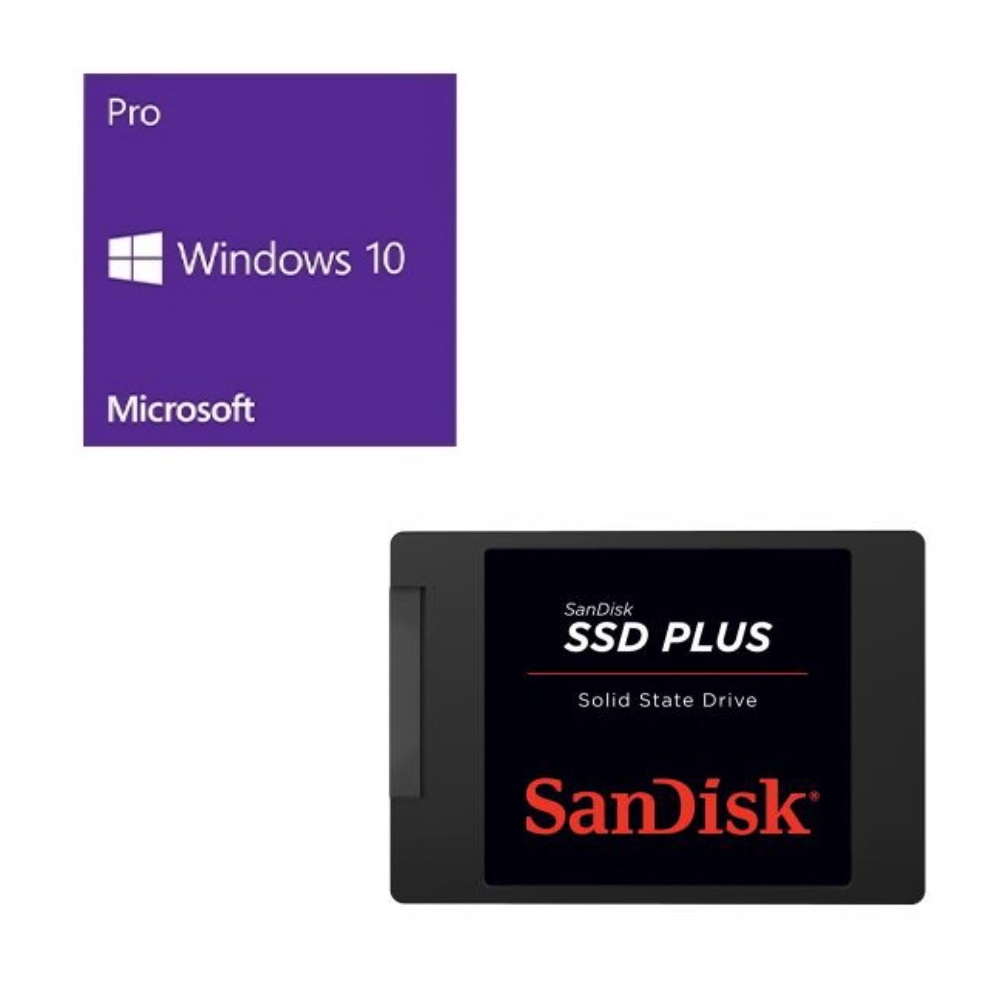 セット商品 Windows 10 Pro 64Bit DSP + SanDisk SDSSDA-240G-J26 ...