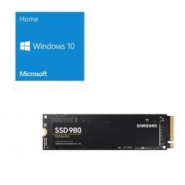 Windows 10 Home 64Bit DSP + SAMSUNG MZ-V8V250B/IT バンドルセット