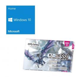 Windows 10 Home 64Bit DSP + CFD CSSD-M2B5GPG3VND バンドルセット