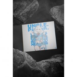 Uncle Panda ブルー Uncle Panda ガラスマウスパッド ブルー SP