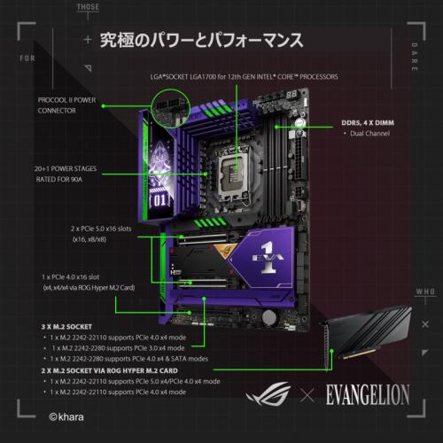 ASUS ROG MAXIMUS Z690 HERO EVA EDITION | パソコン工房【公式通販】
