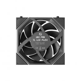 PC用ファン・クーラー LIAN LI UNI FAN TL LCD 120 REVESE BLADE Lian Li UNI FAN TL LCD Flex 120 Reverse Blade Black 1 Pack