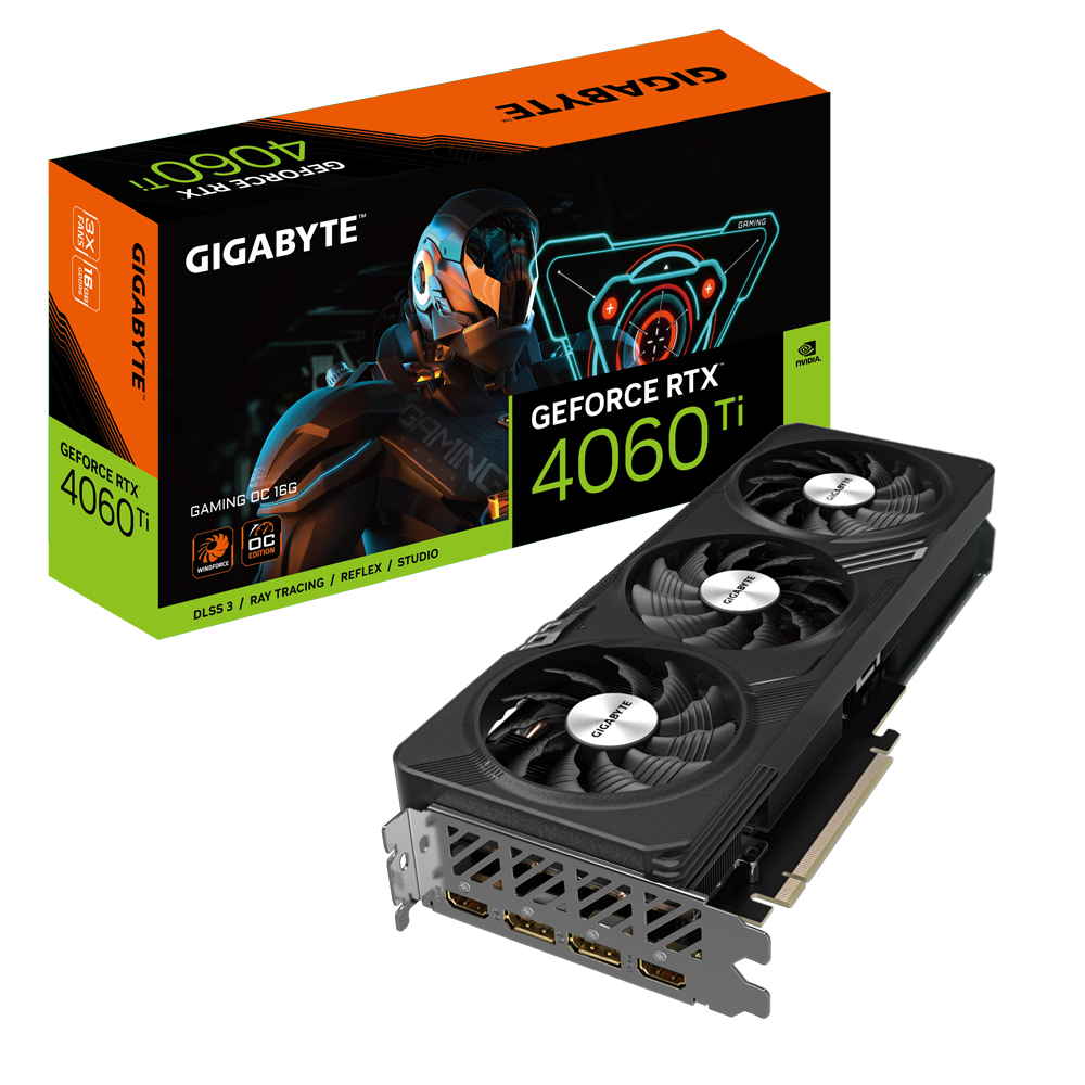 GIGABYTE GeForce RTX 4060 Ti GAMING OC 16G GV-N406TGAMING OC-16GD