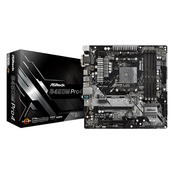 ASRock B450M Pro4 | パソコン工房【公式通販】