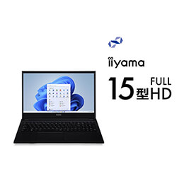 ＜パソコン工房＞ 第13世代インテル Core i3搭載15型フルHDノートパソコン / iiyama STYLE-15FH125-i3-UHEX [Windows 10 Home]画像