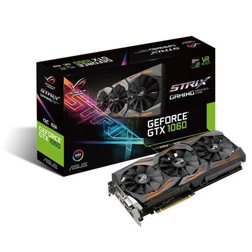 ASUS ROG STRIX-GTX1060-O6G-GAMING | パソコン工房【公式通販】