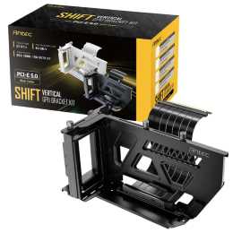Lian Li VG4-4-V2X(ブラック) GPU縦置きブラケット UNIVERSAL 4- SLOTS VERTICAL GPU KIT (WITH GEN 4 RISER