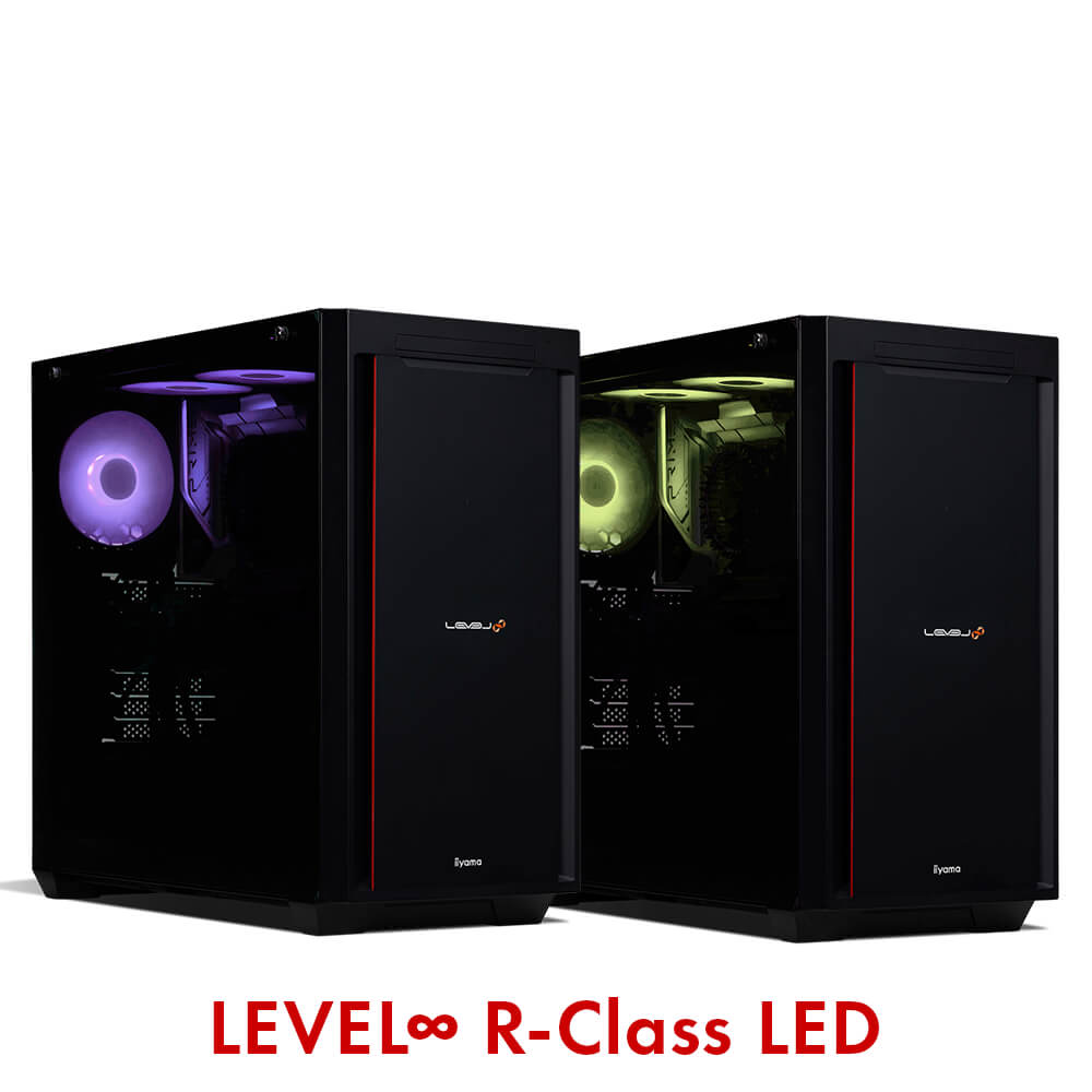 ミ*ニ様 Windows PC iiyama PC LEVEL-R7B6-R97X-TKX-PK25 [LED] | パソコン工房