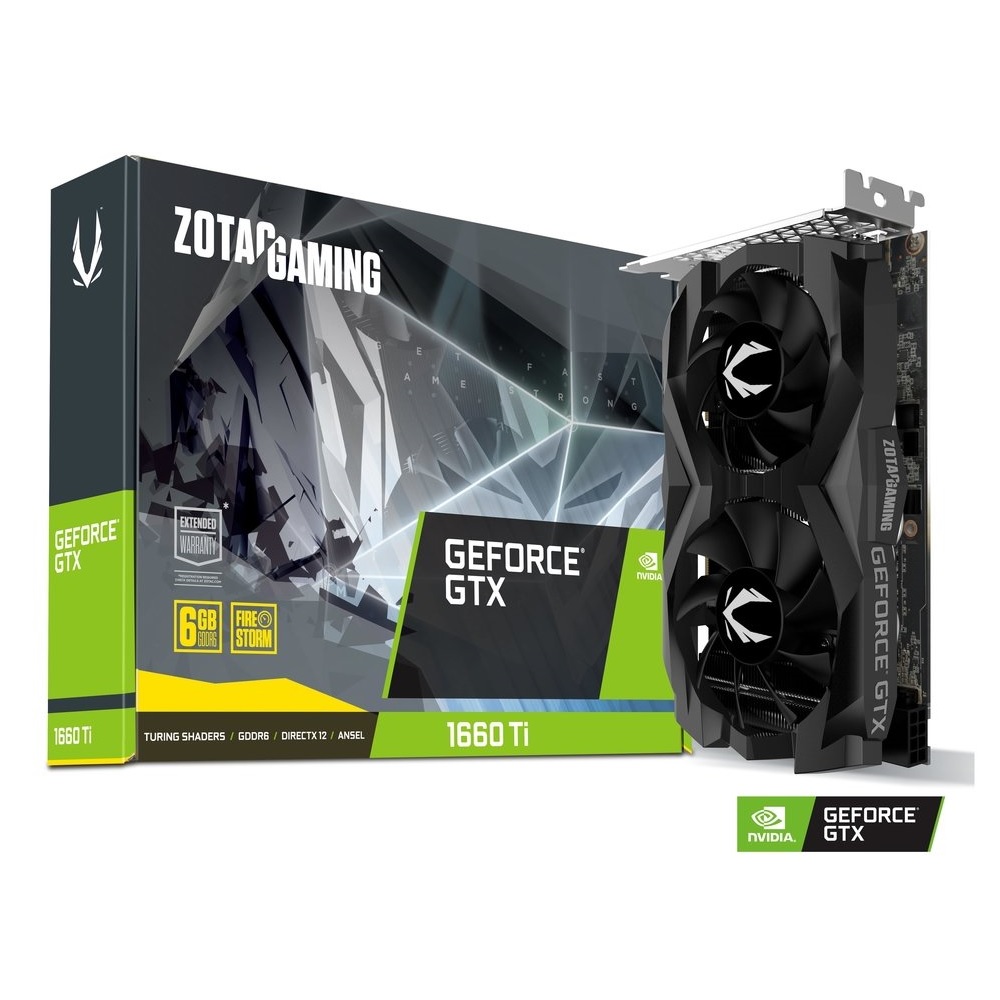 hinanden græs Titicacasøen ZOTAC GAMING GeForce GTX 1660 Ti 6GB GDDR6 ZT-1660Ti-6G/ZT-T16610F-10L |  パソコン工房【公式通販】