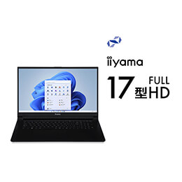 ＜パソコン工房＞ 第13世代インテル Core i7搭載144Hz対応17型フルHDノートパソコン / iiyama STYLE-17FH126-i7-UHFX-D [Windows 11 Home]