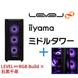 ＜パソコン工房＞【石黒千尋コラボ】AMD Ryzen 9とGeForce RTX 4090搭載ミドルタワーゲーミングPC / iiyama LEVEL-R6X7-LCR79Z-XLX-Chihiro [RGB Build]画像