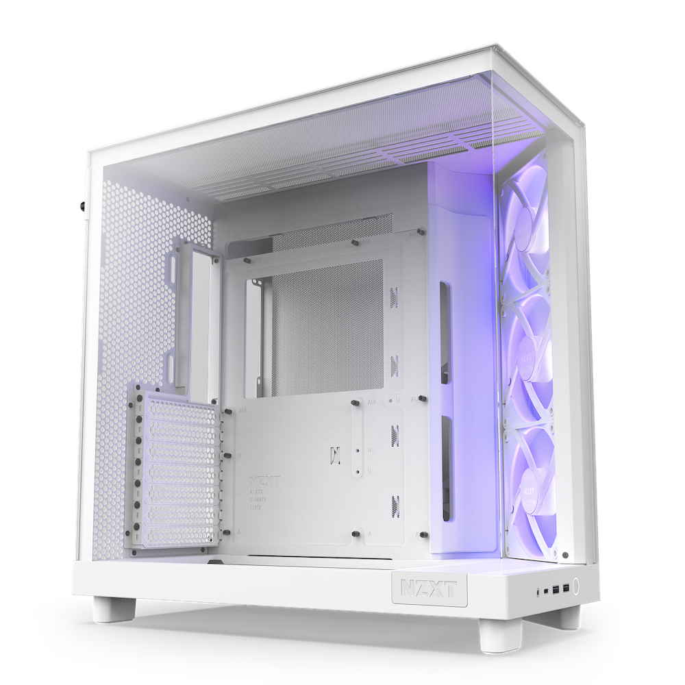 NZXT H6 Flow RGB White(CC-H61FW-R1) | パソコン工房【公式通販】