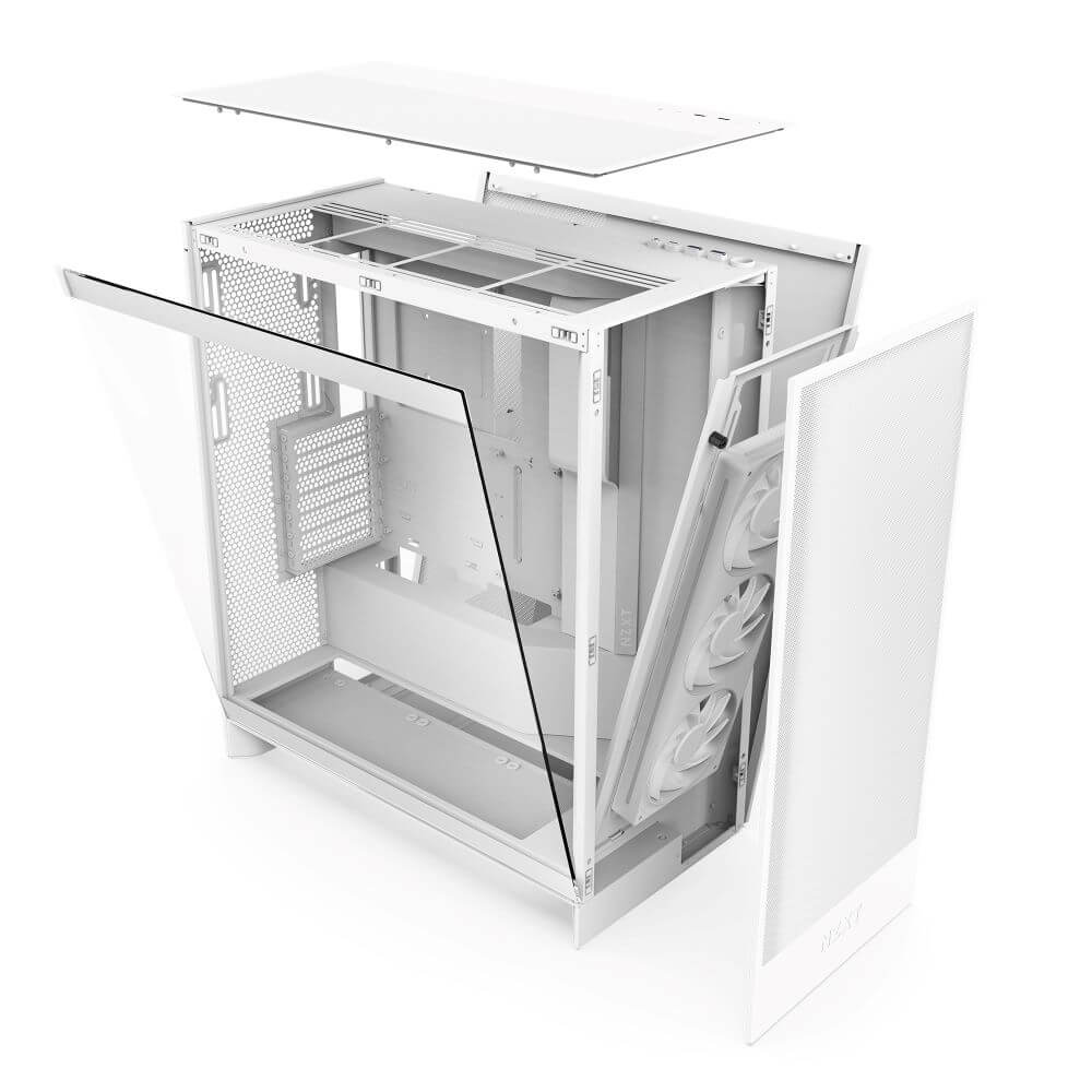NZXT H7 Flow RGB (2024) White | パソコン工房【公式通販】