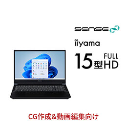 iiyama ノートPC SENSE iiyama SENSE∞クリエイターノートパソコン（VR対応）の格安