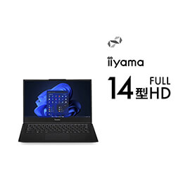 ＜パソコン工房＞ 第12世代インテル Core i5搭載14型フルHDビジネスノートパソコン / iiyama SOLUTION-14FH120-i5-UCFX-D [Windows 11 Home]