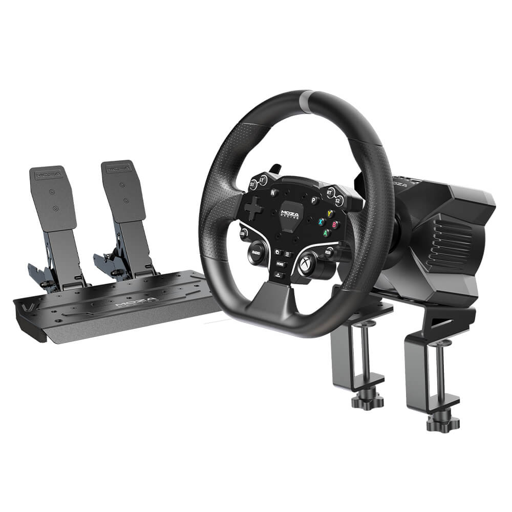 「pc」MOZA R3 ベースユニットのみ MOZA R3 Racing Wheel & Pedals Bundle | 3.9Nm Direct Drive