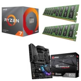 AMD Ryzen 7 3700X + MSI MPG B550 GAMING PLUS + DDR4-3200 8GB×2枚 メモリ 3点セット!(セット商品)激安通販まとめ