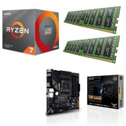 AMD Ryzen 7 3700X + ASUS TUF GAMING B550M-PLUS + DDR4-3200 8GB×2枚 メモリ 3点セット! セット商品　BTO パソコン　格安通販