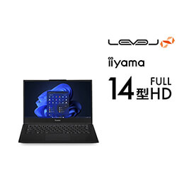 ＜パソコン工房＞ 第12世代インテル Core i5搭載14型フルHDゲーミングノートパソコン / iiyama LEVEL-14FH120-i5-UXSX [Windows 11 Home]画像