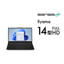 ＜パソコン工房＞ 第12世代インテル Core i5搭載14型フルHDクリエイターノートパソコン / iiyama SENSE-14FH120-i5-UXSX [Windows 11 Home]画像
