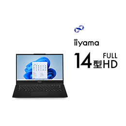 ＜パソコン工房＞ 第12世代インテル Core i3搭載14型フルHDノートパソコン / iiyama STYLE-14FH120-i3-UCFX [Windows 11 Home]画像