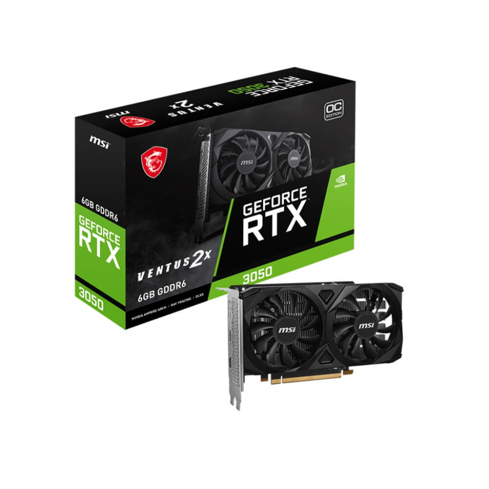 MSI GeForce RTX 3050 VENTUS 2X E 6G OC | パソコン工房【公式