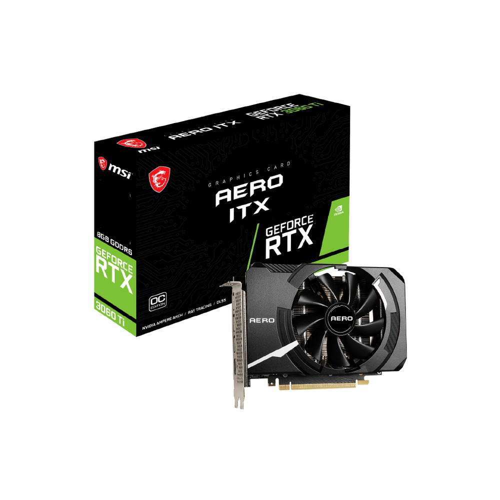 【2/5 11:00販売開始】MSI グラボ GeForce RTX 3060 Ti AERO ITX 8G OC LHR 【54,980円】 送料無料 期間限定セール！