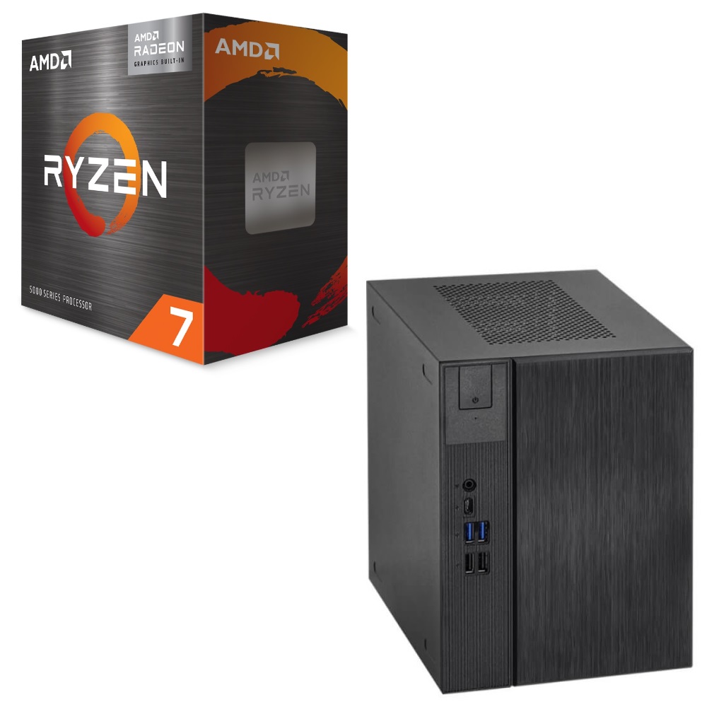 セット商品 AMD Ryzen 7 5700G BOX + ASRock DeskMeet X300 セット 