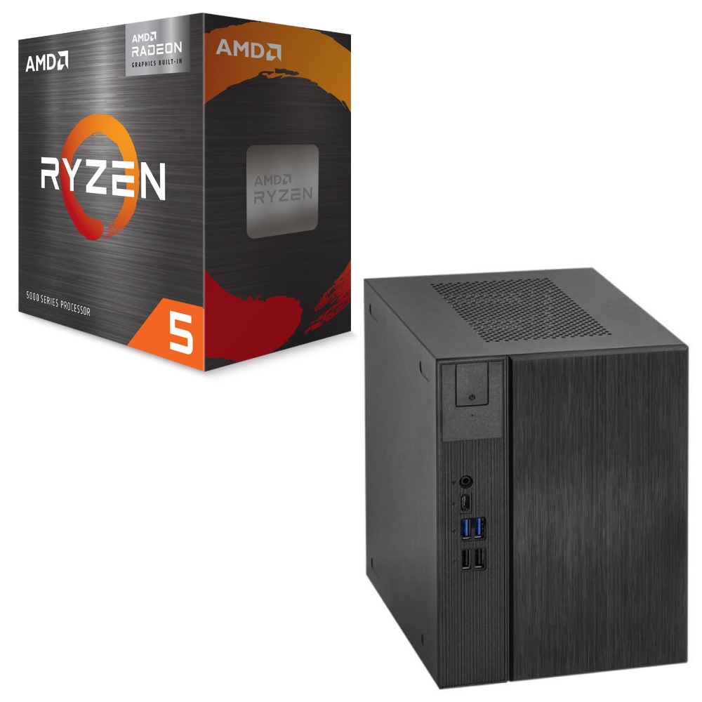 セット商品 AMD Ryzen 5 5600G BOX + ASRock DeskMeet X300 セット ...